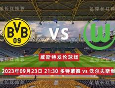 LIGA 09月23日 多特蒙德 对阵 沃尔夫斯堡