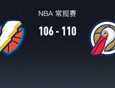 NBA战报：鹈鹕110-106雷霆，CJ-CJ·麦科勒姆29+10+5