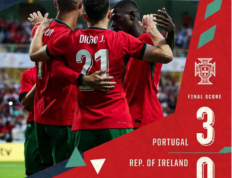 友谊赛-葡萄牙3-0爱尔兰 C罗双响+中柱菲利克斯破门