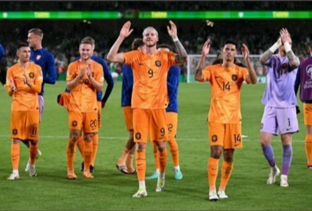 荷兰队与丹麦队获胜波兰队惨遭淘汰跌至第四位2024年欧洲杯预选赛预选赛
