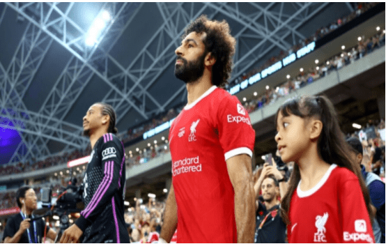 利物浦队的穆罕默德·萨拉赫（Mohamed Salah）对沙特阿拉伯感兴趣。