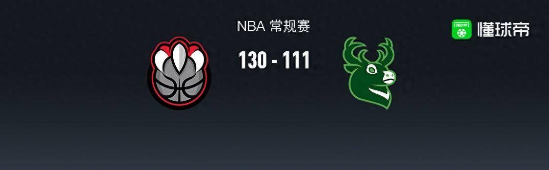 NBA战报：猛龙130-111雄鹿，西亚卡姆26+6+7