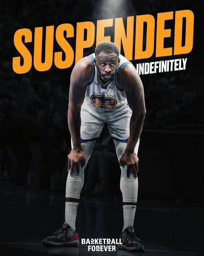 NBA头条无限期禁赛勇士球员格林，本赛季已多次恶意犯规
