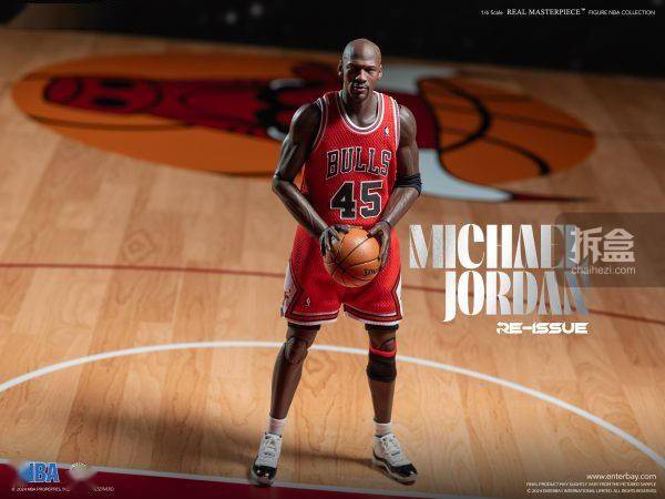 ENTERBAY 迈克尔乔丹 MJ 芝加哥公牛队 45号 1/6可动人偶 NBA