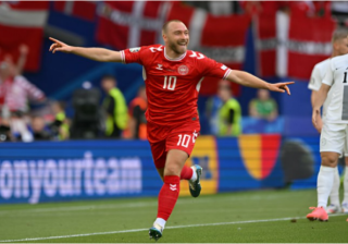 欧洲杯-丹麦1-1斯洛文尼亚 埃里克森破门