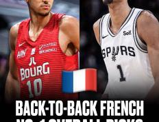 连续两年状元都是法国人，前六有三个法国人，法国要接管NBA了？